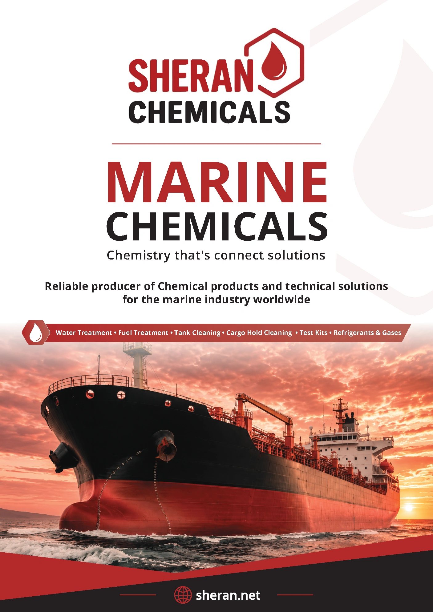 Εξώφυλλο brochure SHERAN Chemicals — σελίδα1